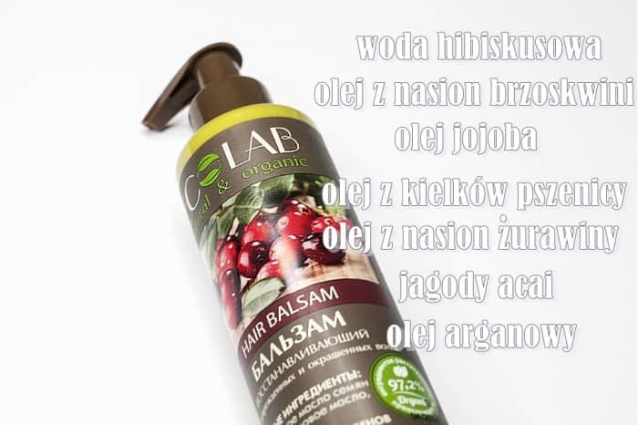 ECO LAB balsam regenerujący do włosów zniszczonych